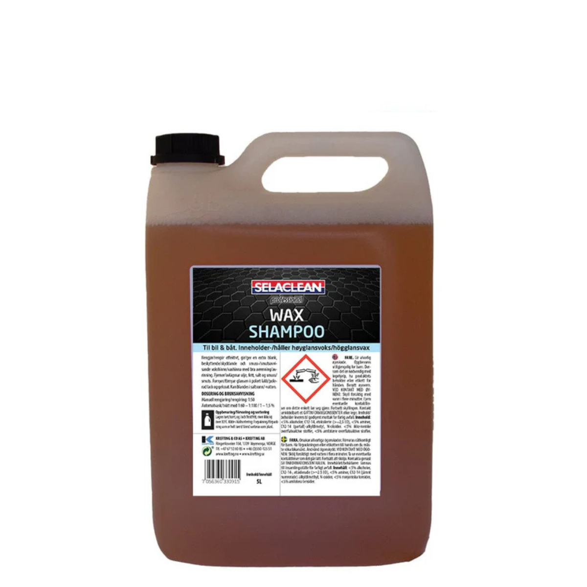 Selaclean Proff Wax Shampoo 5 L