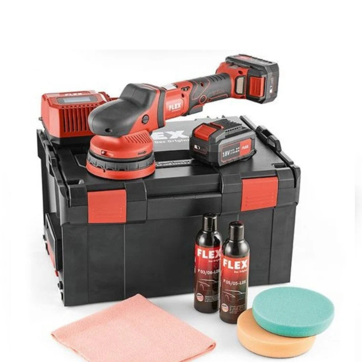 Flex XCE 8 125 18.0-EC/5.0 P-Set Tvungen Rotasjon Poleringsmaskin